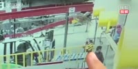 Worker gets crushed by forklift