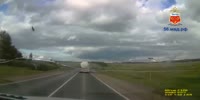 Driver dies after he falls asleep and crashes under a tanker truck