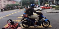 Gold chain snatching in Malaysia