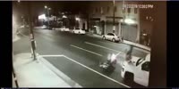 Wrong lane+hit & run asshole driver