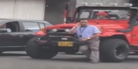 Colombian man demands to be run over