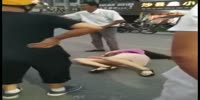 Chinawoman gets a kyteral ass kicking.