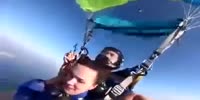 Paragliders collide in the air