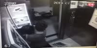 Man chokes a female in the elevator for over 20 seconds