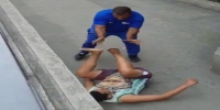 Street fight of Brazilian men