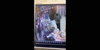 Shy robber leaves the store not to interrupt phone conversation