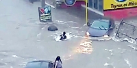 Woman Sucked into Sewer Chasing Her Belongings