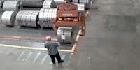 Steel Worker Punished for Not Paying Attention