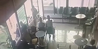 Throat Sliced in a Cafe