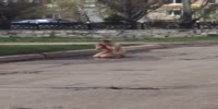Naked russian girl in public (R)