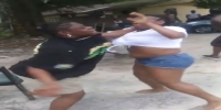 Black cousins fight