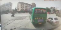 Rider gets run over by trailer truck