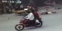 Tough head landing first