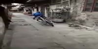 One scumbag beats elderly mom