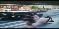 Run over by bouncing trike