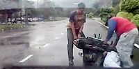 Rider Gets Ruined by His Own Bike
