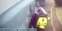 Bus Takes Scooter Man Under the Wheels