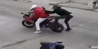 Robbed & kicked in the face