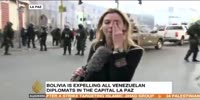 Reporter gets tear gas on live TV