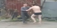 Drunk Russian low life brawl