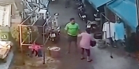 Thailand: Man Goes Berserk on Wife in Public