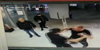 Mall guard fights rude customer