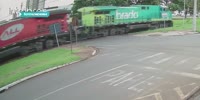 Careless Brazilian guy dies under the train