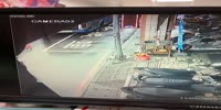 Traffic cop opens the door sending biker into the pole