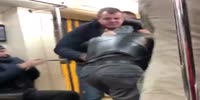 Fight in Moscow subway
