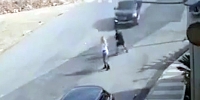 Jordan: Girl Savagely Pinned Between Cars
