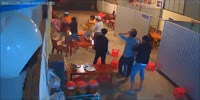 Street bar fight in Vietnam