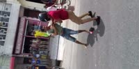 Road rage fight: Brazil