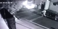 Man gets run over by slow moving car