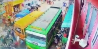 Bus Mows Down Crowd