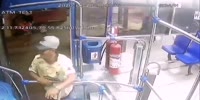 Bus robbery in Ecuador