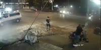 Hugging a Pole at High Speed