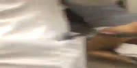 Girls fight in a hospital