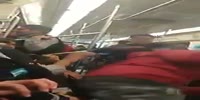 Rage in Mexican subway