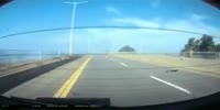 Motorcyclist turns avaitor (R)