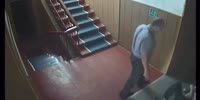 Cop beats arrested suspect in Russian custody