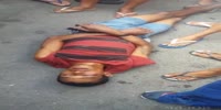 Thief captured and beaten by popular