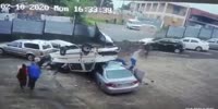 Rather crazy van rollover in South Africa