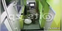 Thug uses balloon with gas to blast ATM