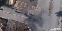 CAR BOMBING FILMED BY DRONE