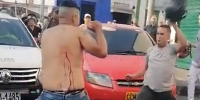 Vicious Knife Fight in Colombia