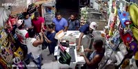 All store visitors & owner getting robbed at gun point