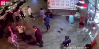 Drunk woman kicked in face after bar argument