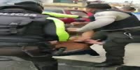 Thug wounded a cop, gets ass beaten