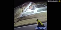UK criminal points shotgun at police officer