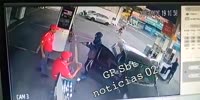 Armed with shotgun thugs rob petrol pump
